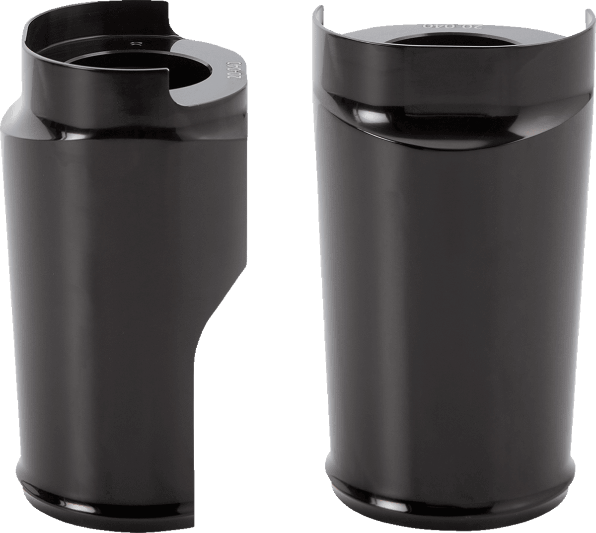 Fat Tire Fork Boot Cover - Black Anodized - Smooth