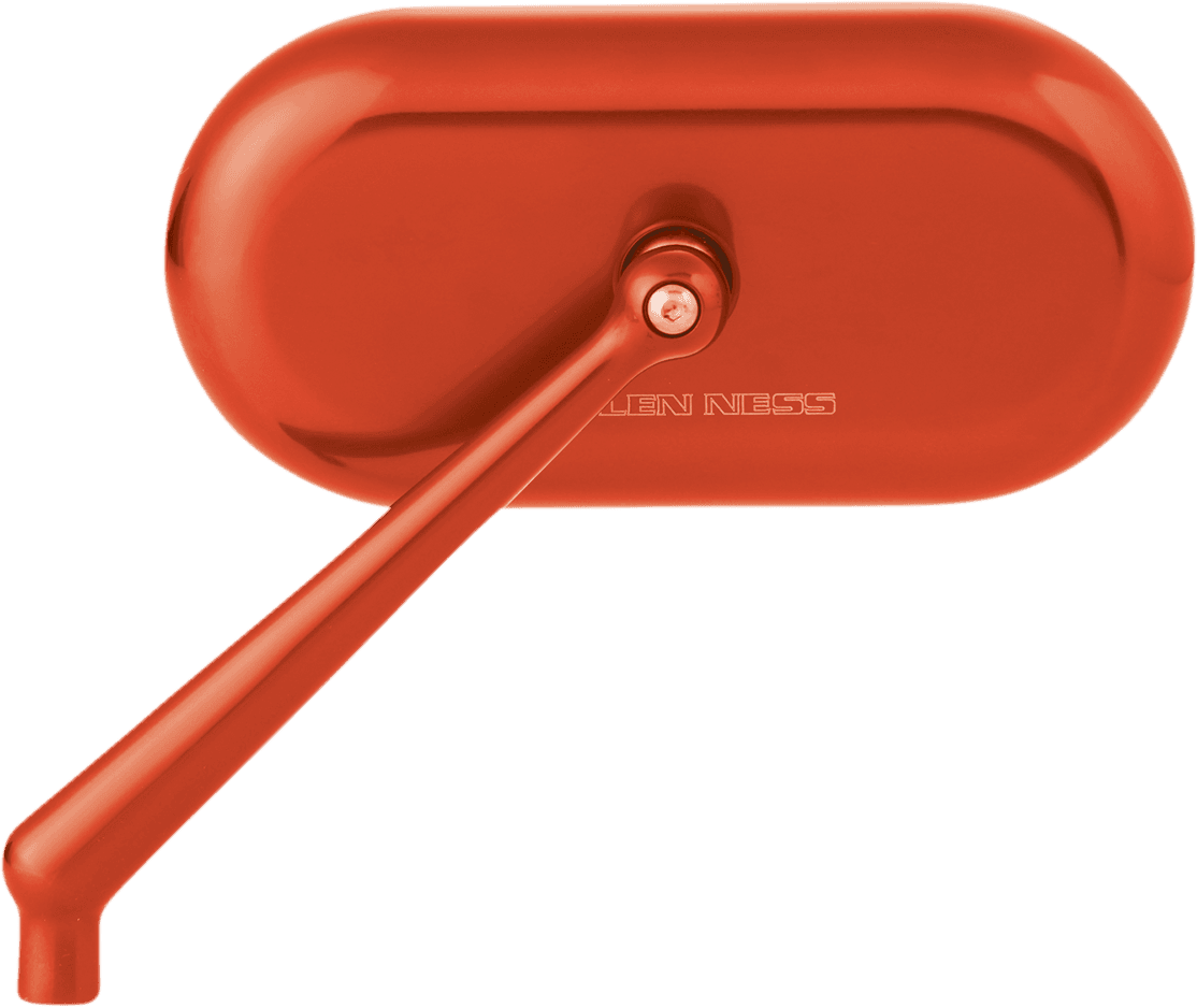 Mirror - Side View - Oval - Orange - Left