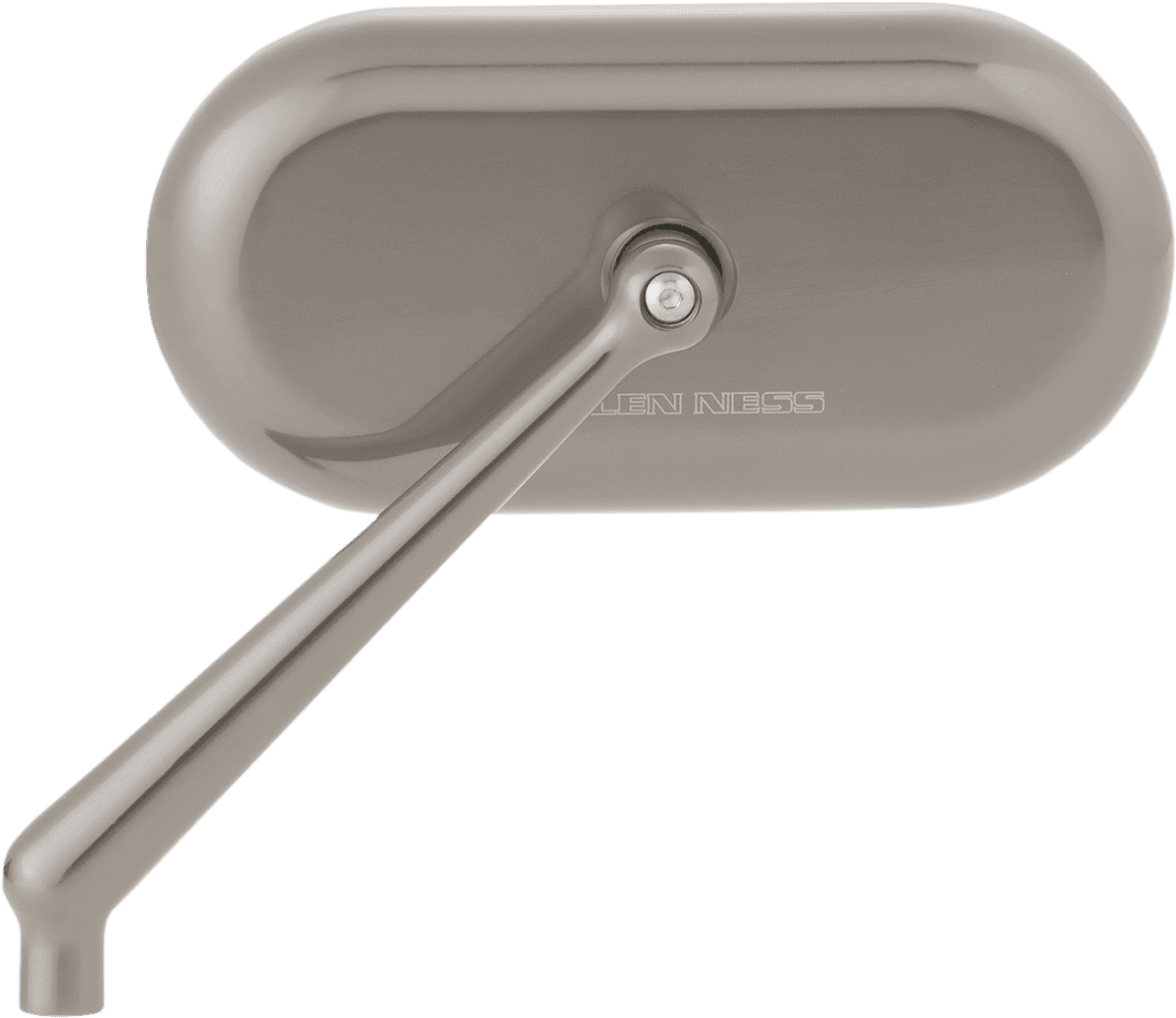 Mirror - Side View - Oval - Titanium - Left