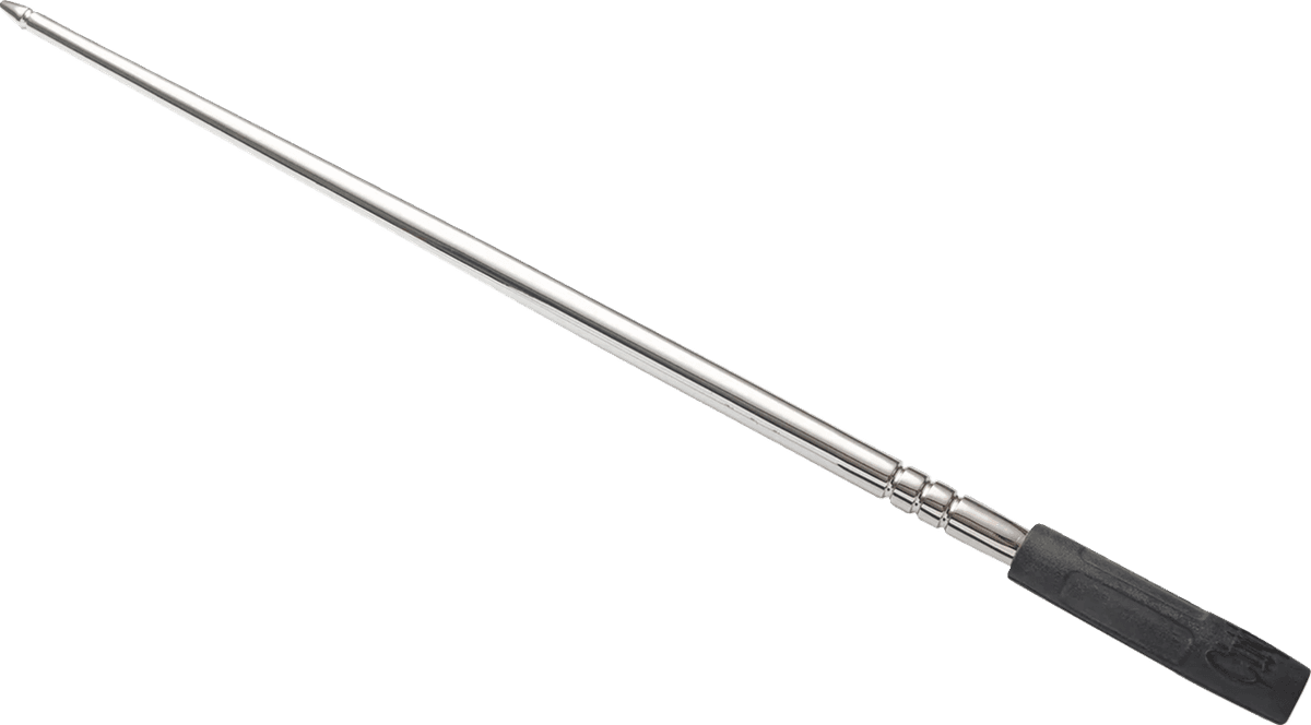 Antenna - 8" - Flexible Base - Chrome