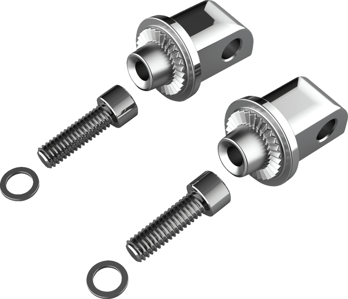 Peg Adapter - Passenger - Chrome - Indian