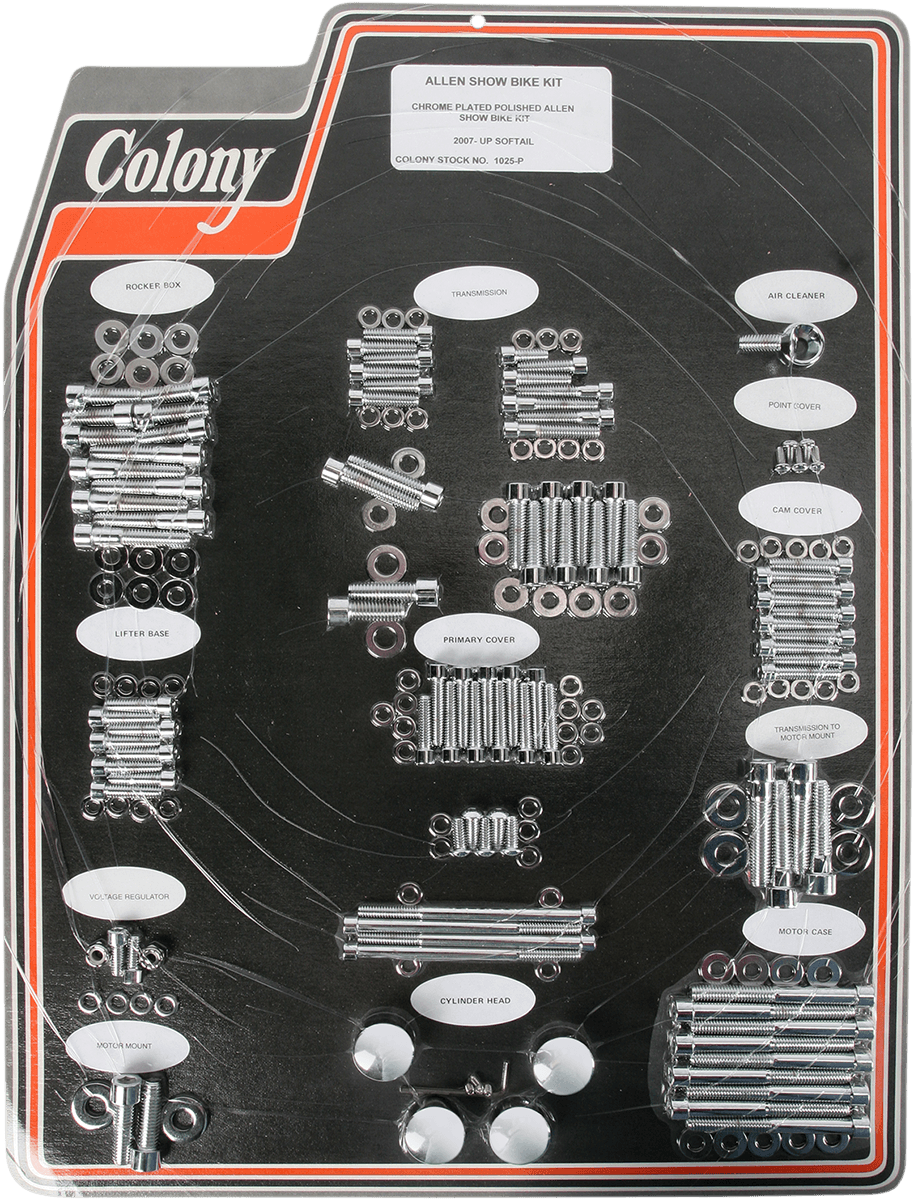 Bolt Kit - Complete/Motor - Allen/SHOW - Softail