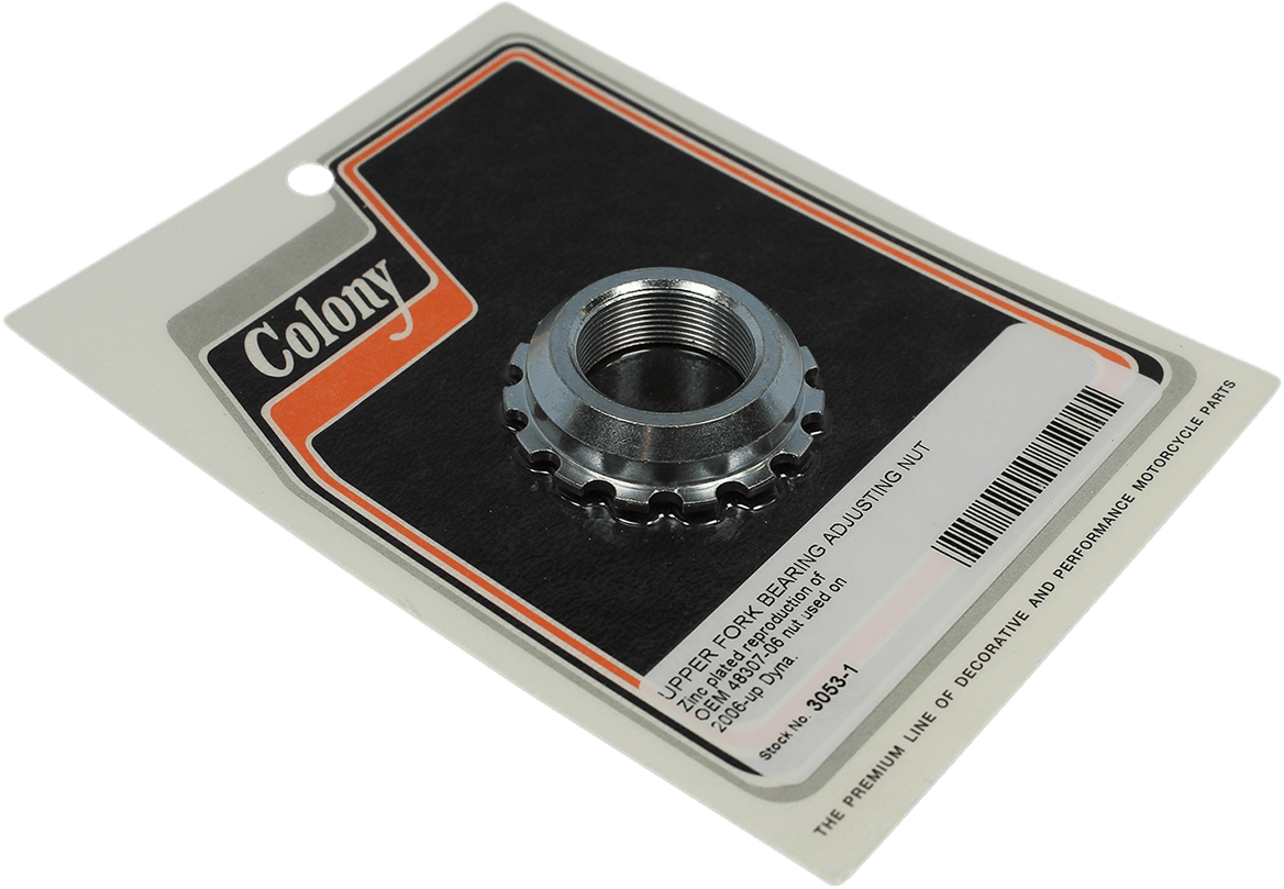 Fork Nut - Adjustment