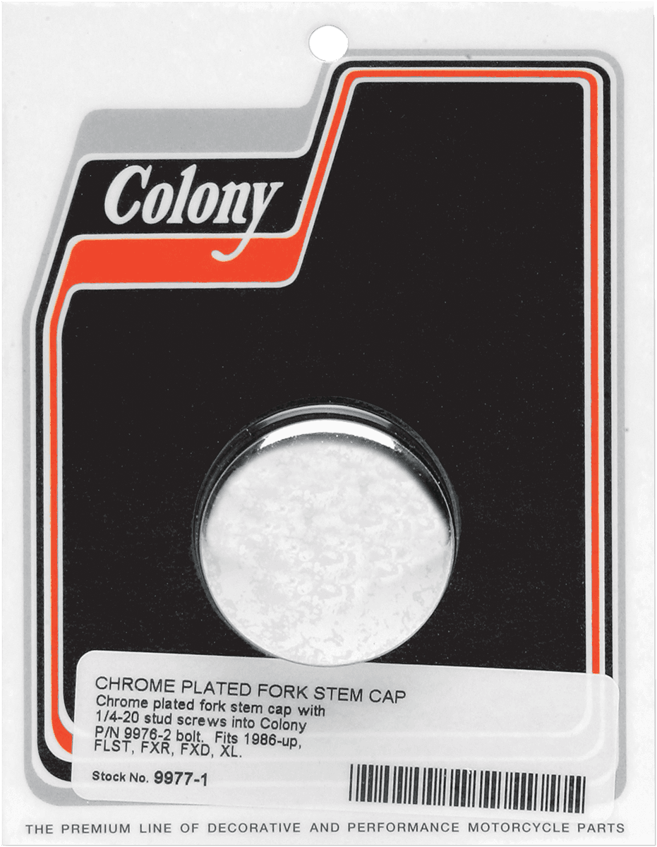 Cap - Stem Bolt - Chrome