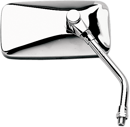 Mirror - Cruiser - Side View - Rectangle - Chrome - Right - Each
