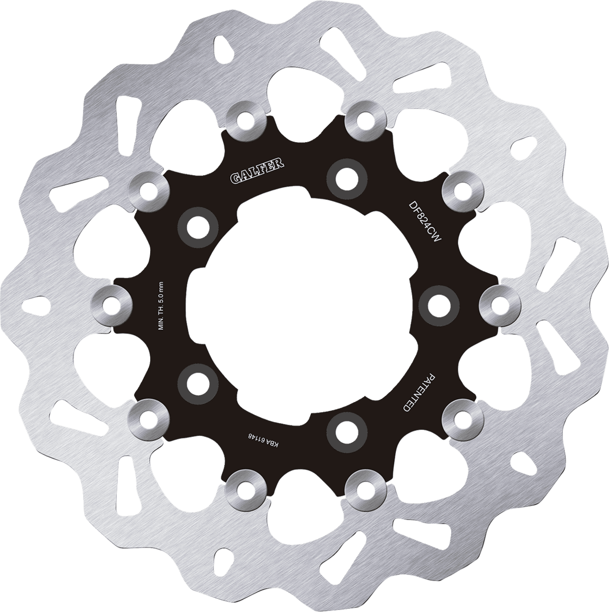 Brake Rotor - Rear - Black Carrier