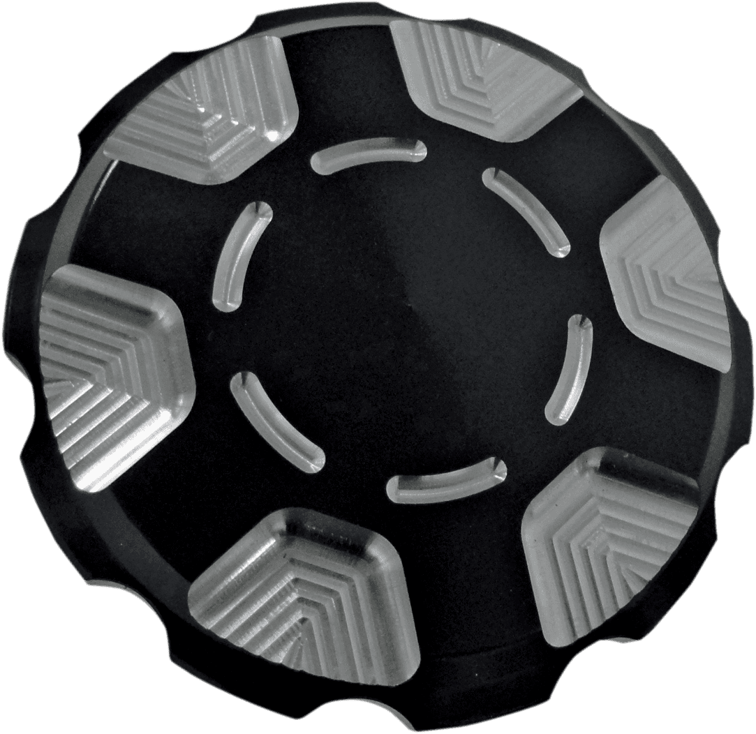 Gas Cap - Techno - Black - Harley-Davidson