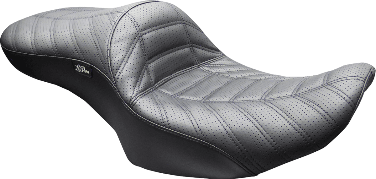 Maverick Seat - without Backrest - Indy Stitch - Black - FLH/FLT '23-'26
