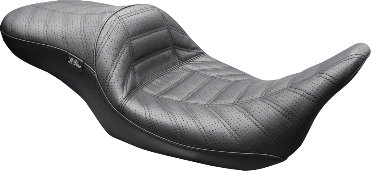 Maverick Seat - without Backrest - Indy Stitch - Black - FLT/FLH '08-'23