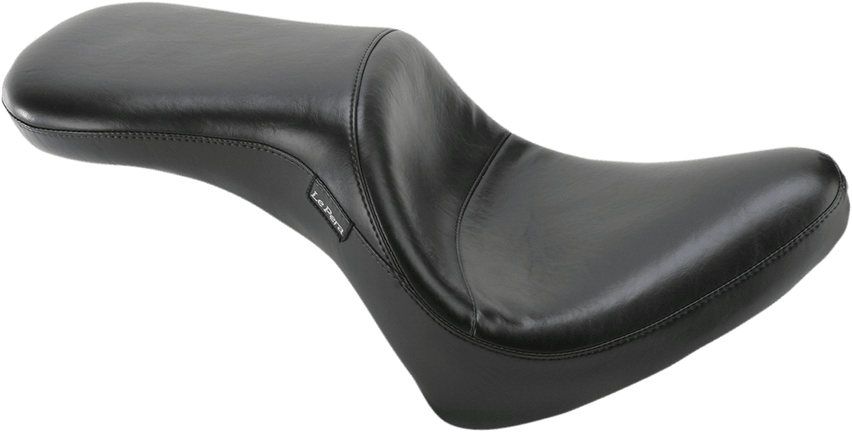 Maverick Seat - without Backrest - Smooth - Black - Softail '84-'99