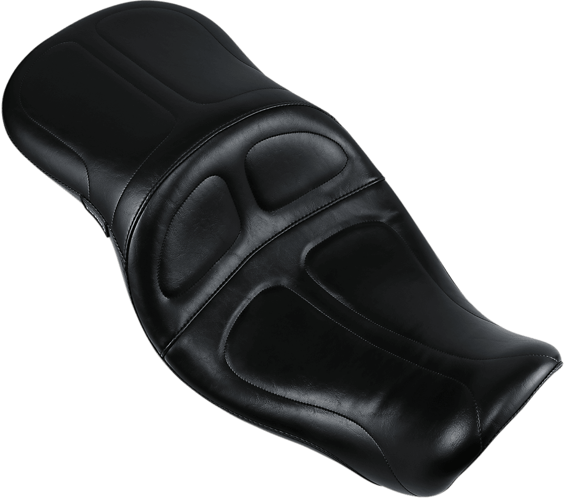 Maverick Seat - without Backrest - Stitched - Black - FLD/FXD '06-'17