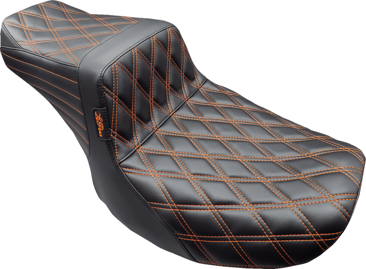 Tailwhip Seat - Burnt Orange Double Diamond Stitch - FLH/FLT '23-'25