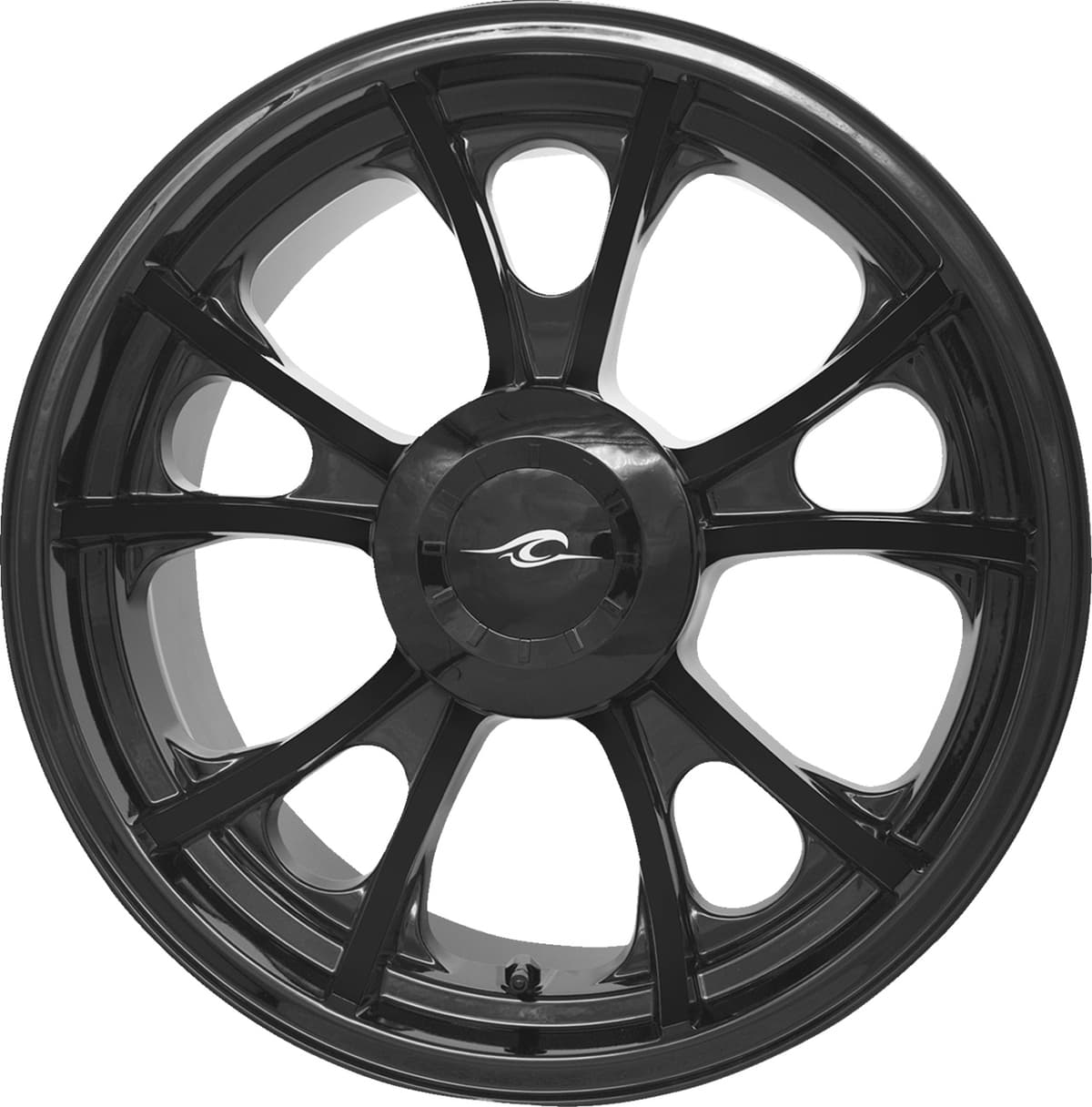 Wheel - Largo 3D - Rear - Single Disc/with or without ABS - Black - 18x7
