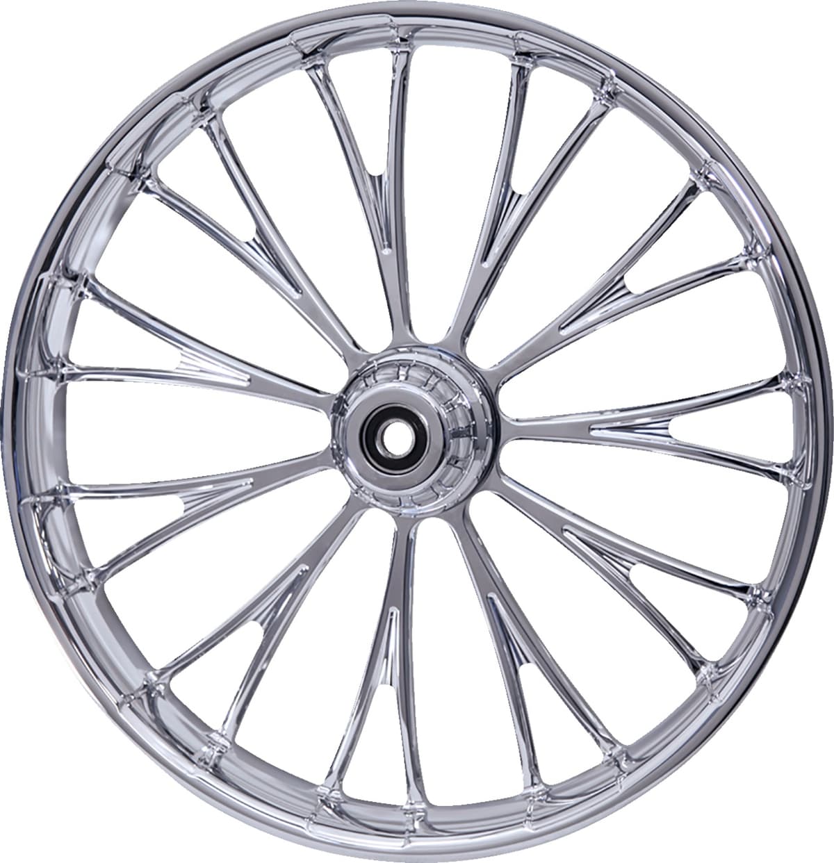 Wheel - Dynasty - Front - Dual Disc/with ABS - Chrome - 21x3.5 - FLH