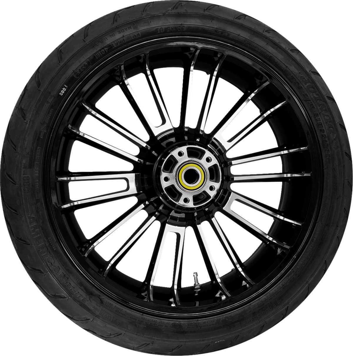 Atlantic Rear Wheel - Black Cut (18") | Dunlop Tire (180/55B18)