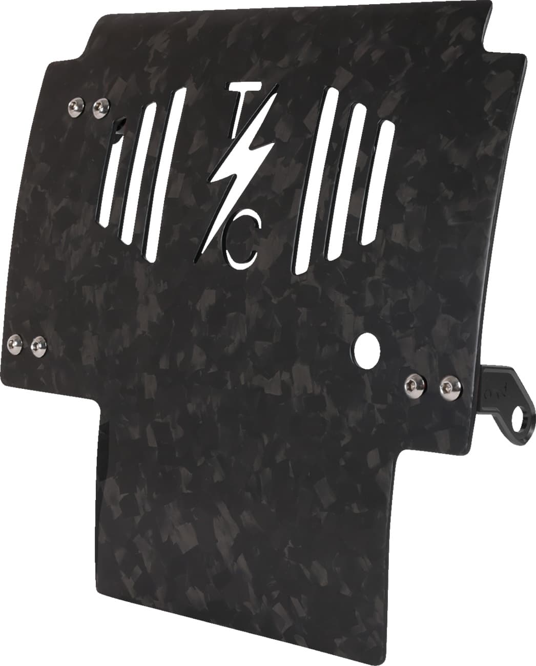 Skid Plate - Carbon Fiber/Forged - With Black Brackets - FLHX/FLTRX