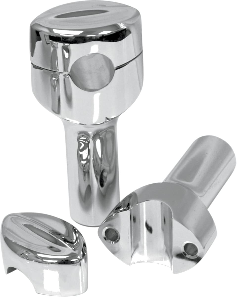Handlebar Risers for 1" Handlebars - Mohawk - 4" - Chrome
