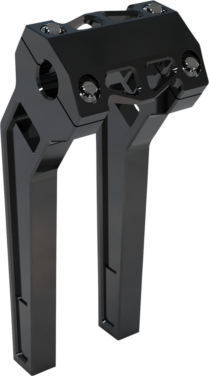Performance Risers - Pullback - 10" - Black Anodized