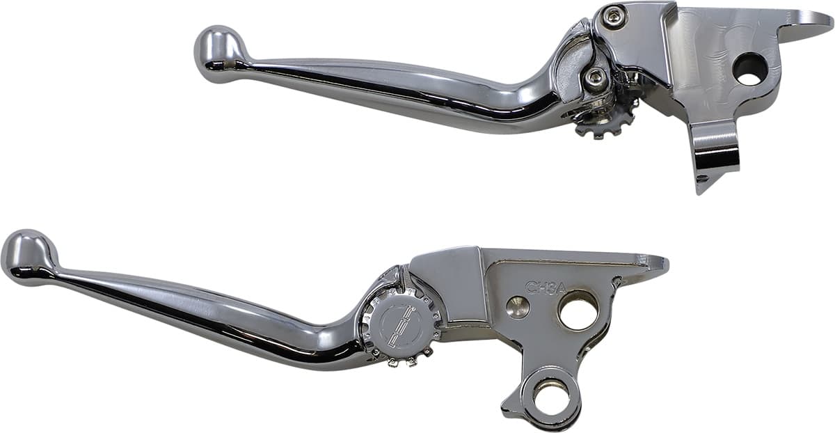 Journey Adjustable Lever Set for Harley Models - Chrome