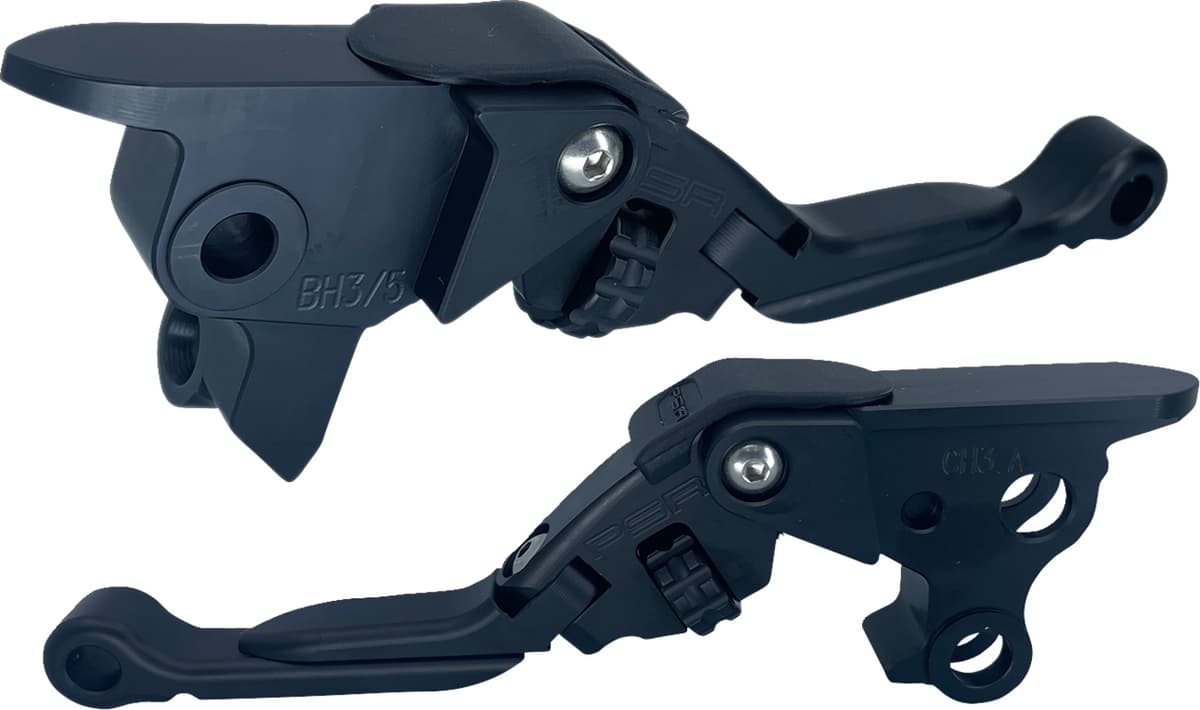 Anthem Pro Adjustable Lever Set for Harley Models - Black