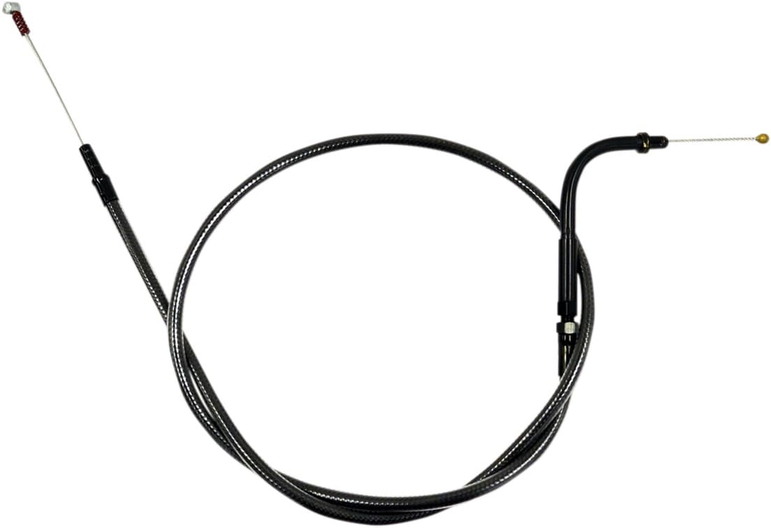 Midnight Braided Handlebar Idle Cable - Mini - Sportster