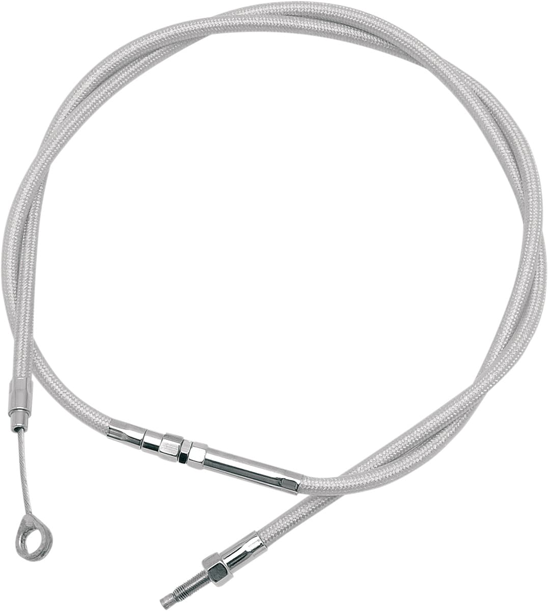 Armor Coat Braided Stainless Steel Clutch Cable - Longitudinally Wound - 56"