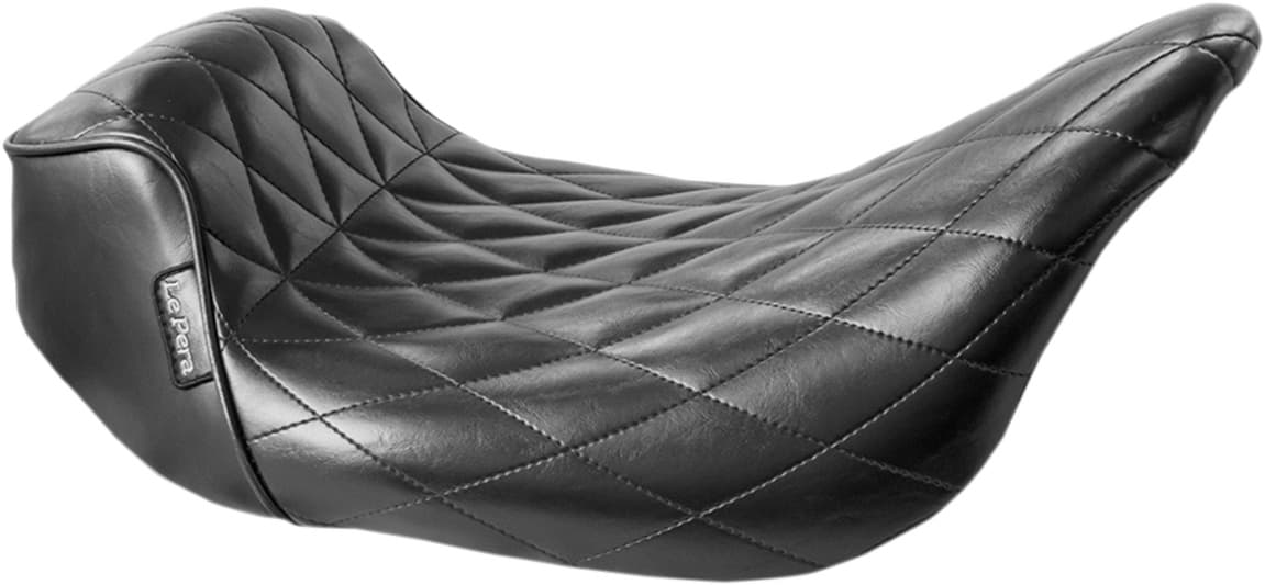 Sprocket Solo Seat - Diamond - Black - FL '08-'23