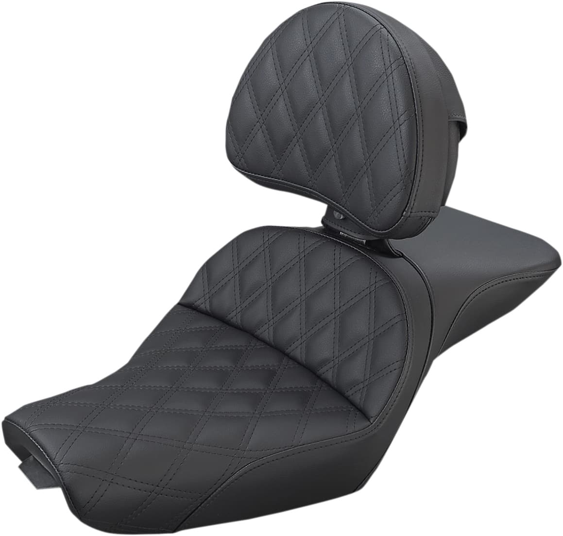 Explorer Seat - With Backrest - Lattice Stitched - Black - XL '04-'20