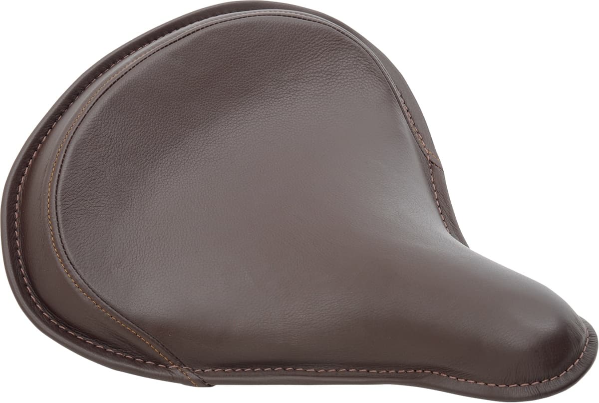 Seat - Spring Solo - Large - Brown Leather/Perimeter Stitch