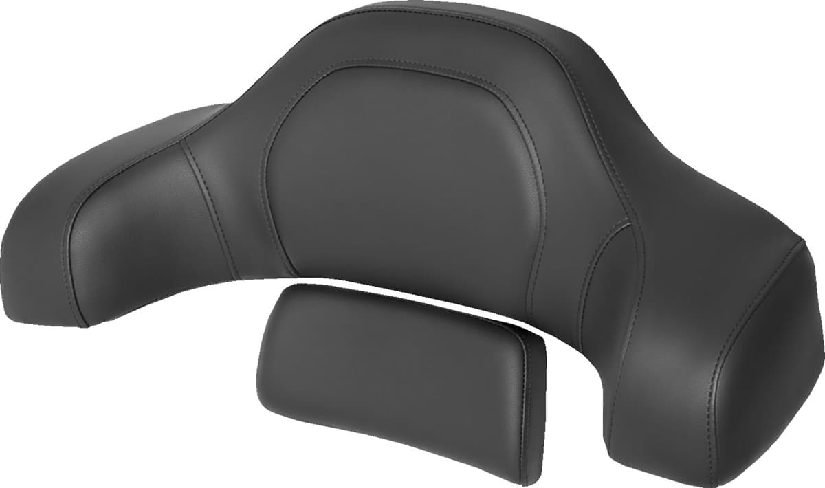 RoadSofa™ Tour-Pak® Pad - Black w/ Black Stitching - Indian '14-'24