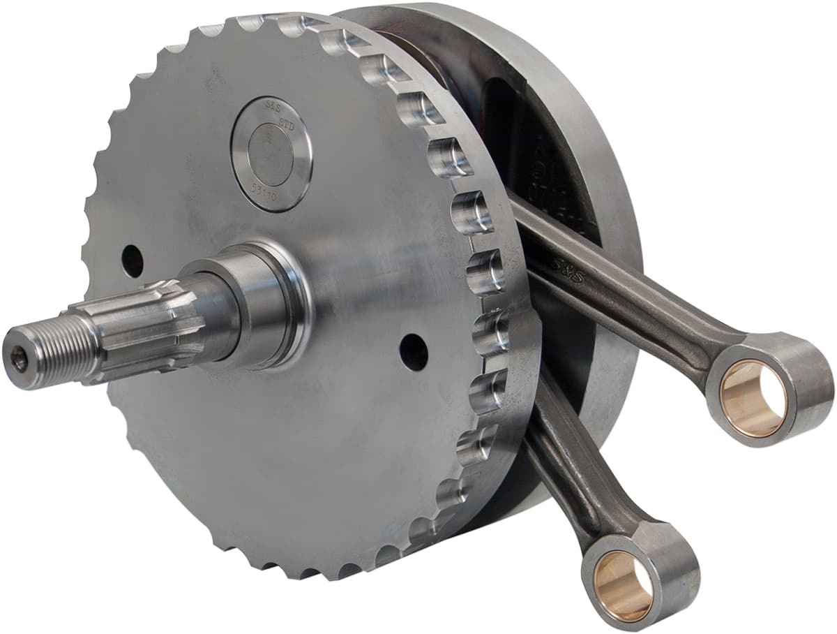 Flywheel Assembly - 4.00" - with Sprocket Bearing Race - 88"/95"/100" Twin Cam "A" '03-'06
