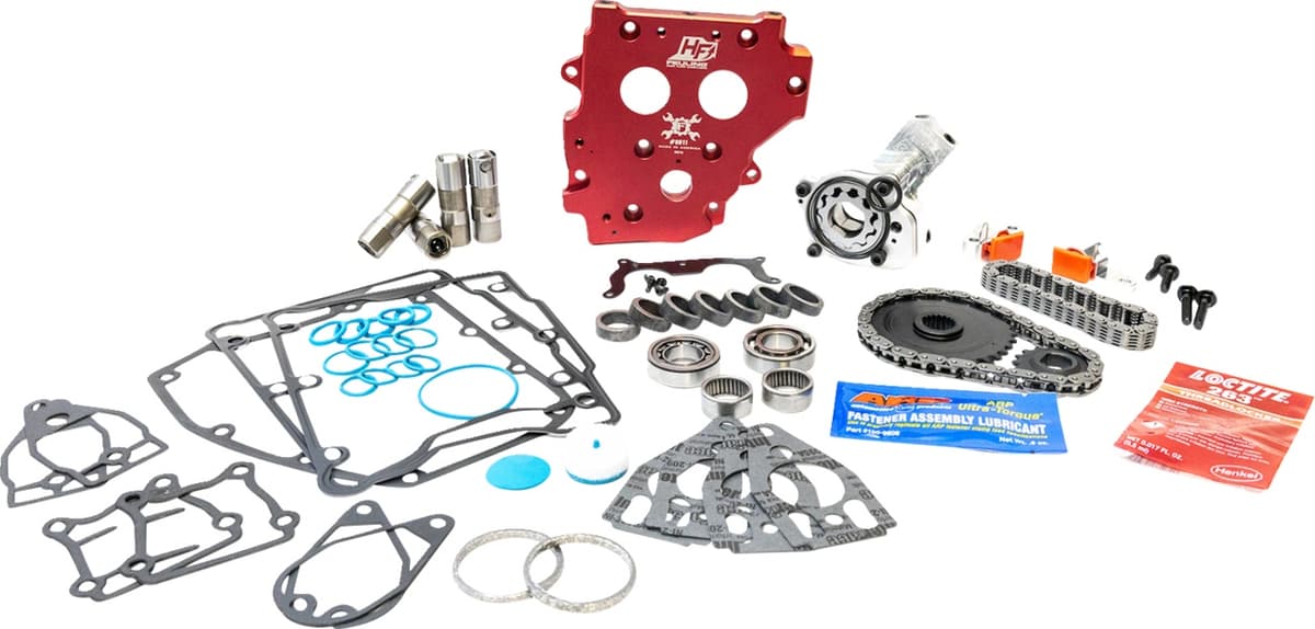 Hydraulic Cam Chain Tensioner Conversion Kit - Factory Style Camshaft - '99-00 TC