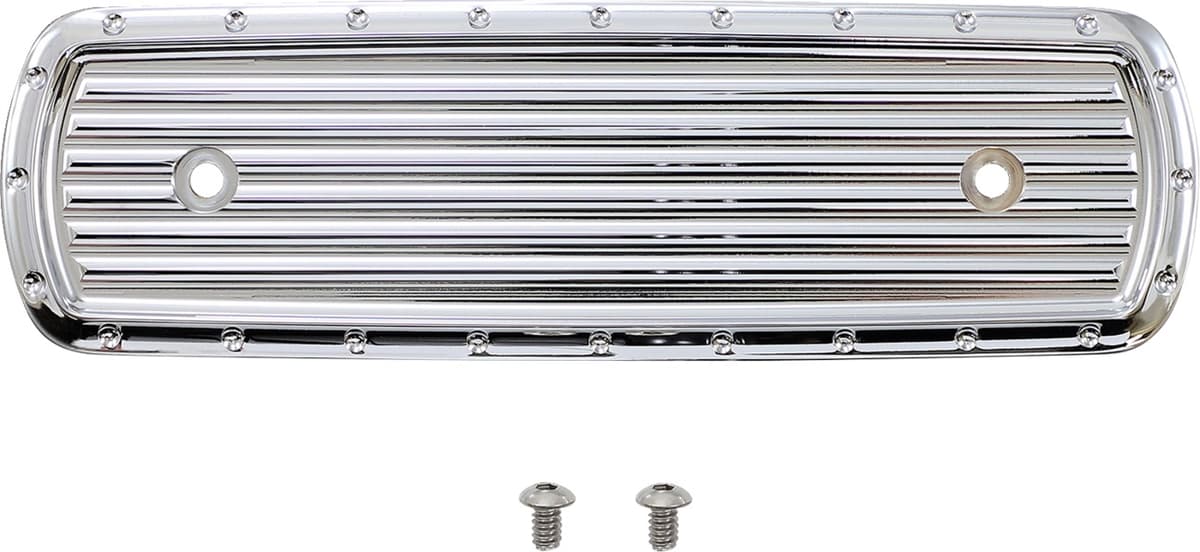 Air Cleaner Cover Insert - Dimpled - Chrome