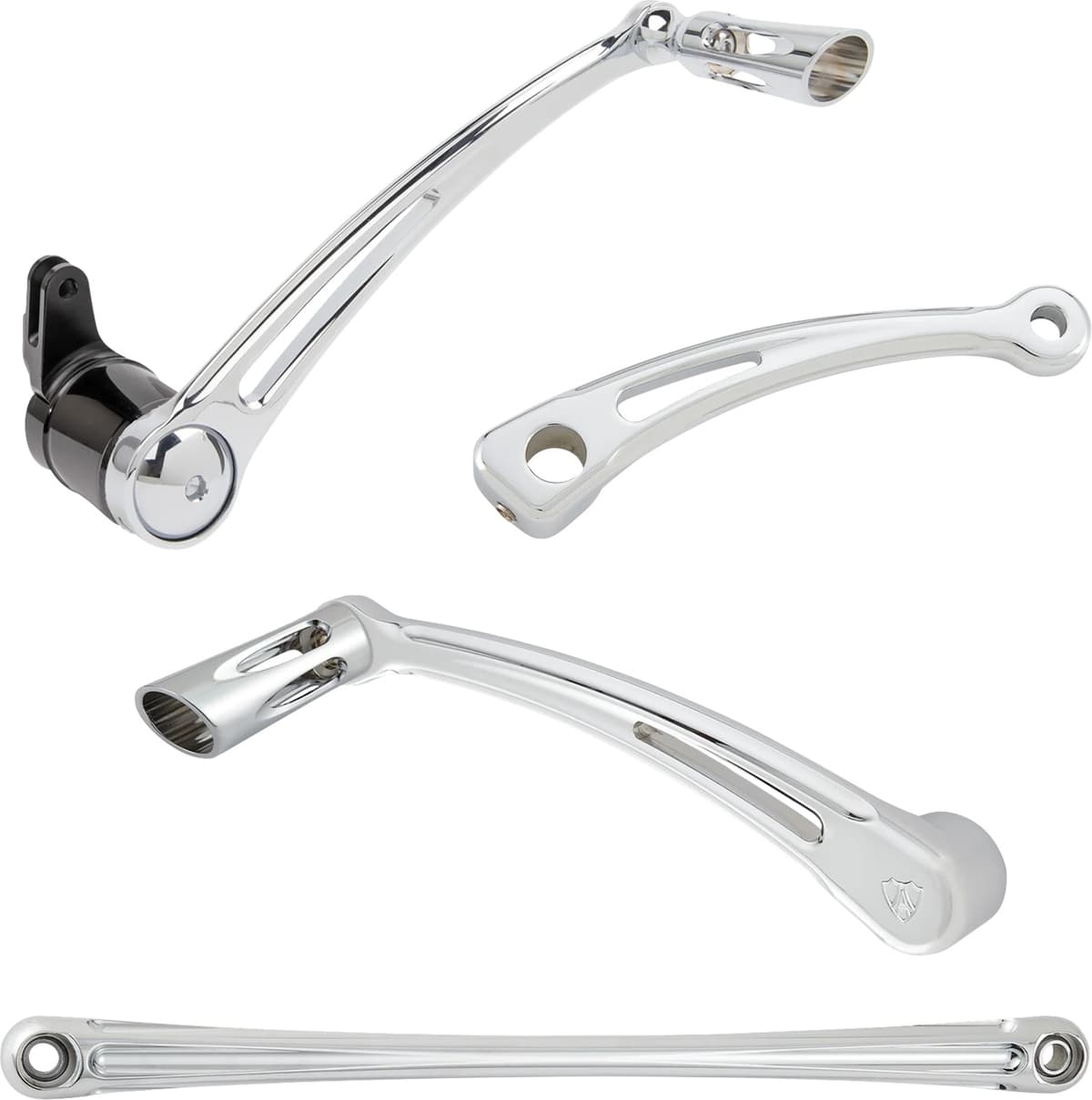 Deep Cut Foot Control Kit w/ Heel/Toe Shifter - Chrome