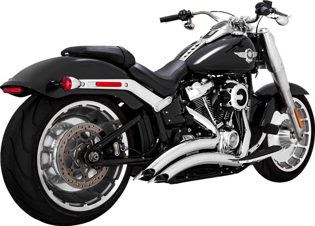 Big Radius Exhaust System - Chrome