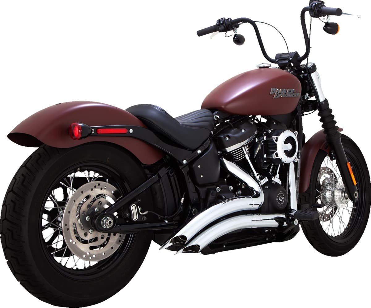 Big Radius Exhaust System - Chrome