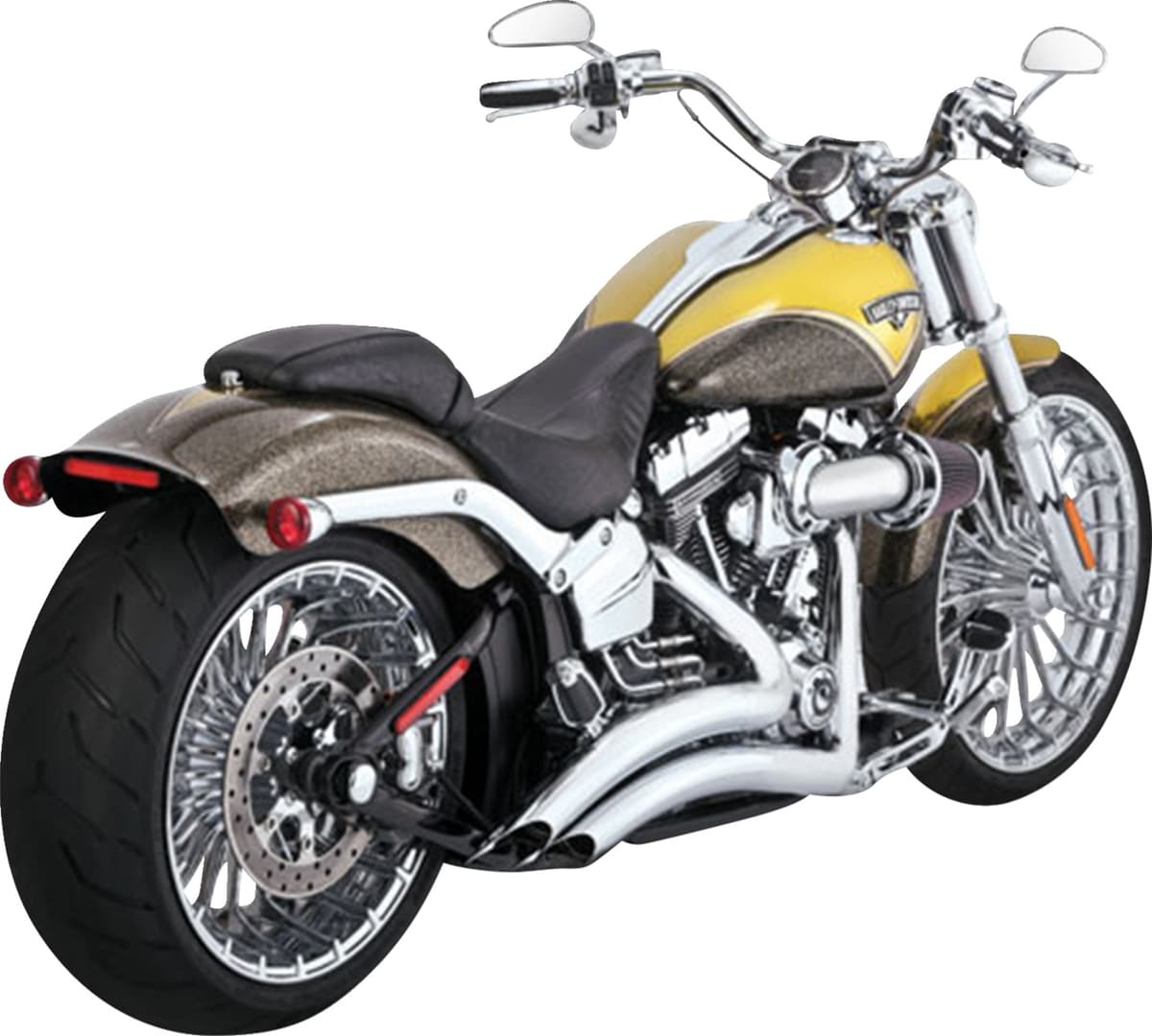 Big Radius Exhaust System - Chrome