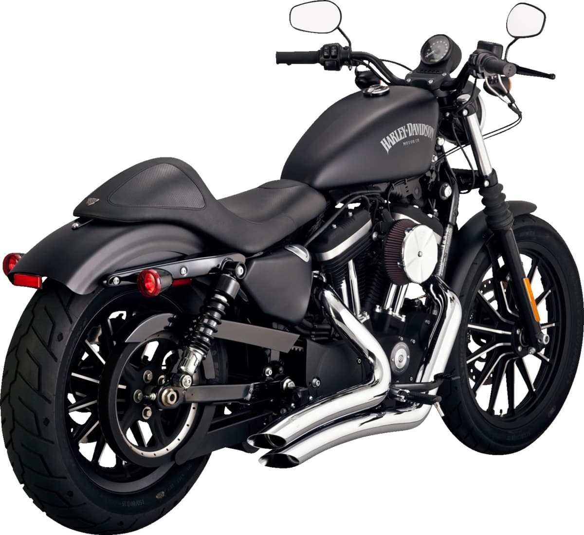 Big Radius Exhaust System - Chrome