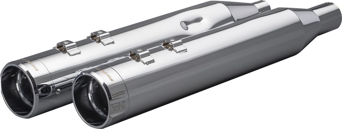 4-1/2" HP-Plus® Slip-On Mufflers - Chrome Klassic Tip