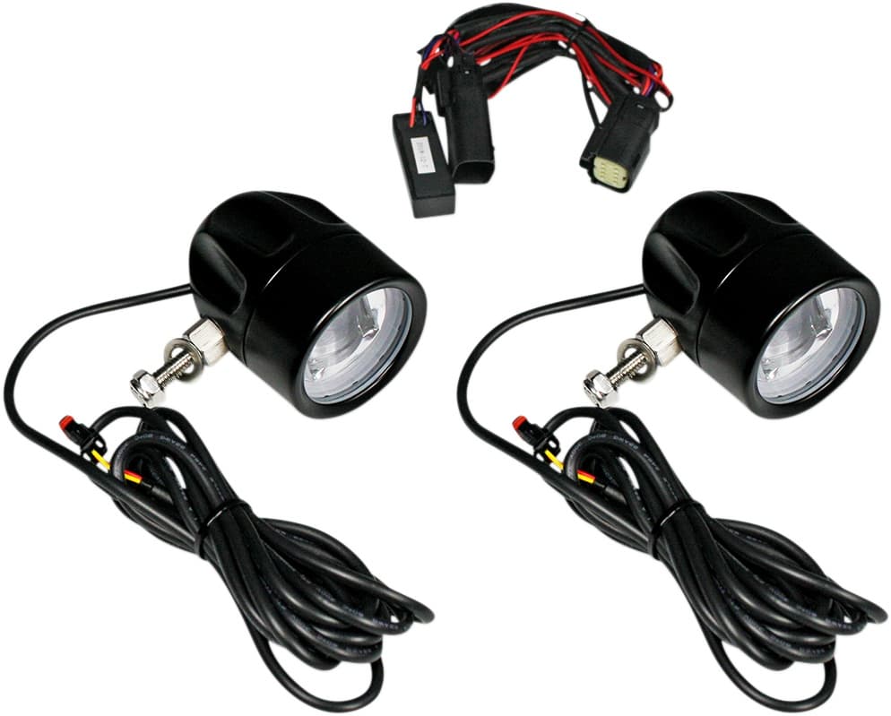 Fog Light - Black - Clear Lens
