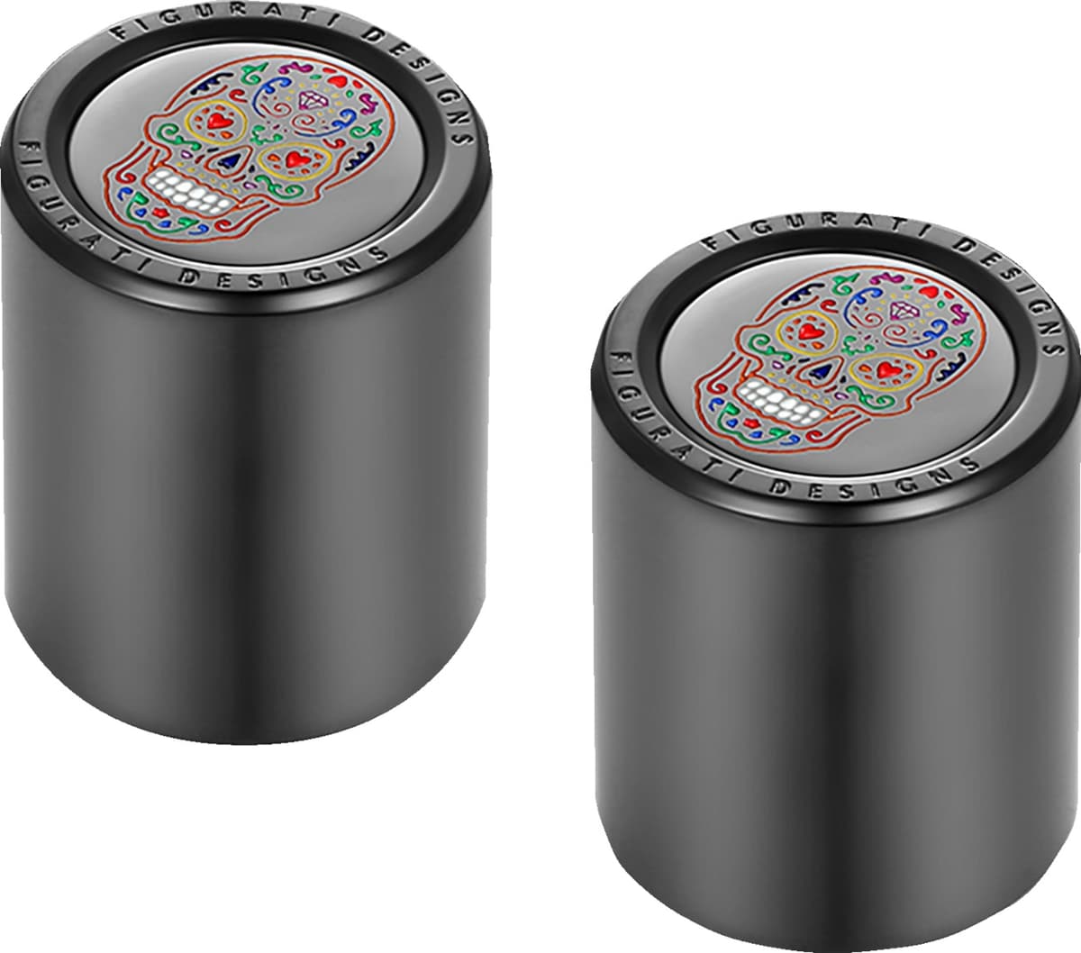 Docking Cover - Short - Black - Sugar Skull
