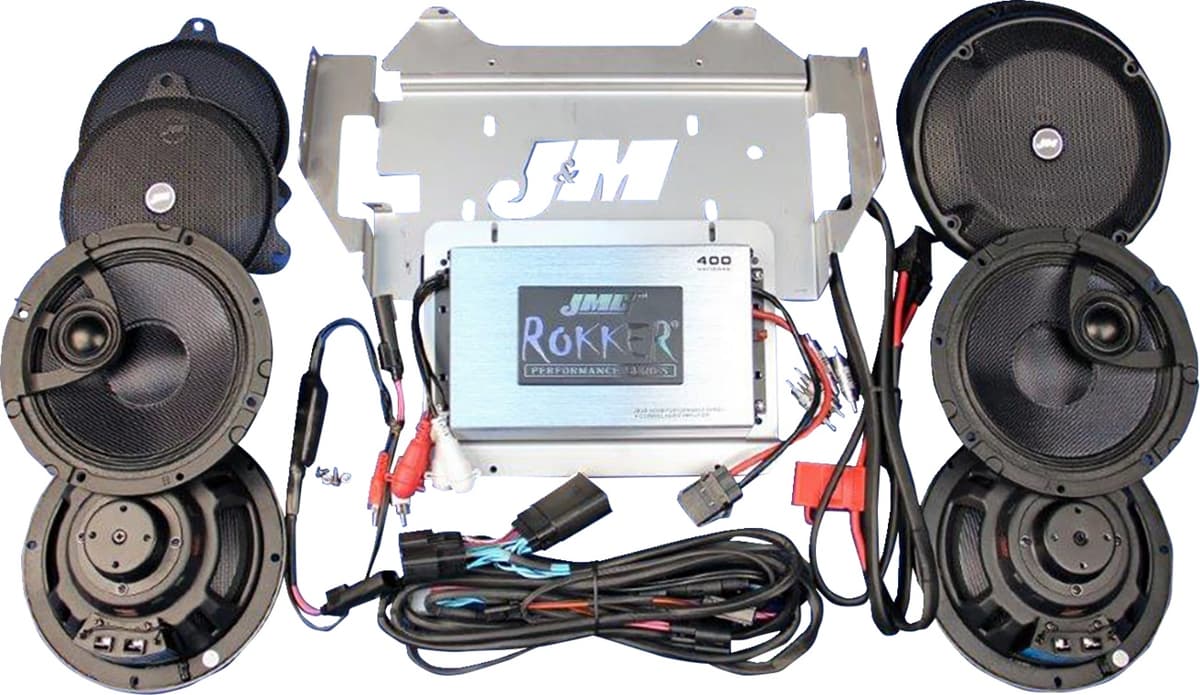 400 W 4-Channel Amplifier/Speaker Kit - FLHTK/FLHT/FLHCUTG
