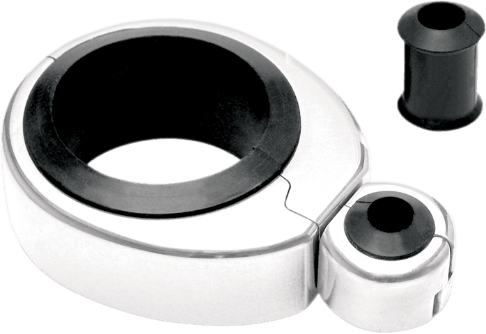 Cable Clamp - Single - 1-1/4" - 1-1/2" Mounting Diameter - Chrome