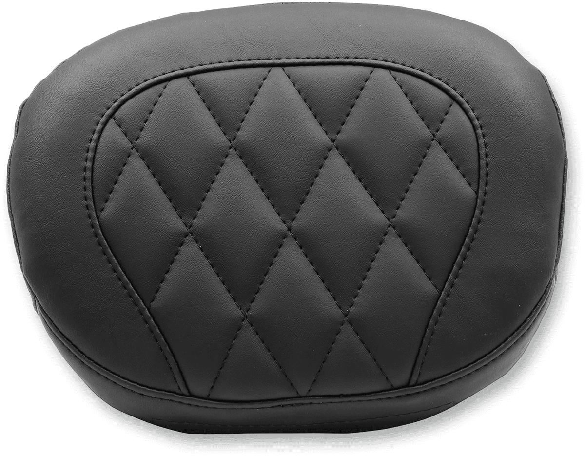 Sissy Bar Pad - Large - Black - Diamond - FXS/FLS '11-'17