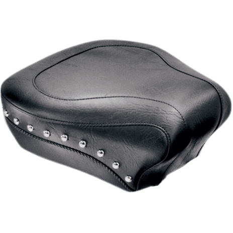 Wide Rear Seat - Studded - Black - Softail '84-'99