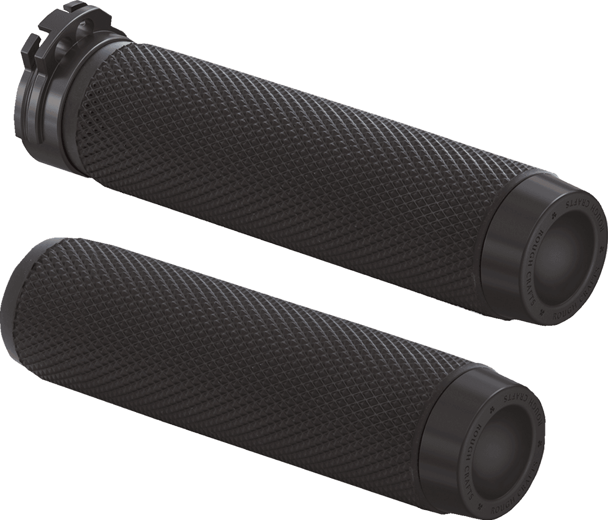 Grips - Knurled - Cable - Black