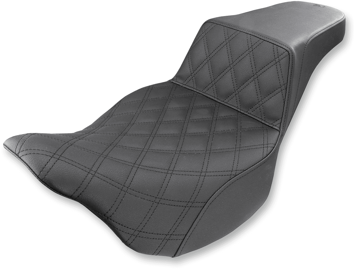 Step-Up Seat - Front Lattice Stitch - Black - FL '08-'24