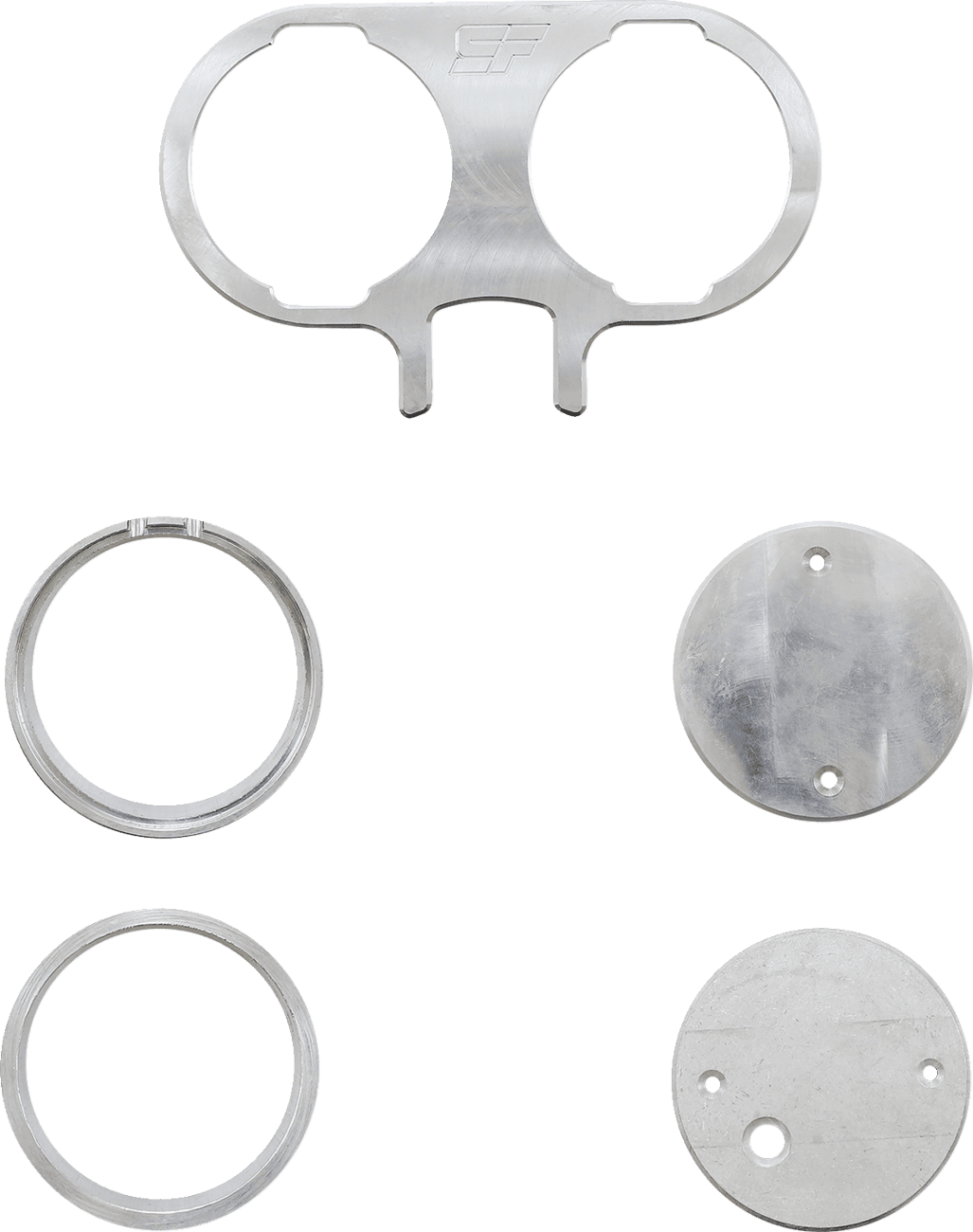 Gauge Mount - Dual - Unfinished - Dyna