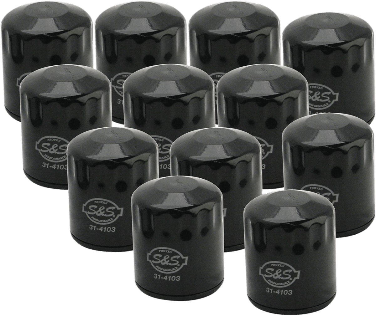 Oil Filters - Black - 12-Pack