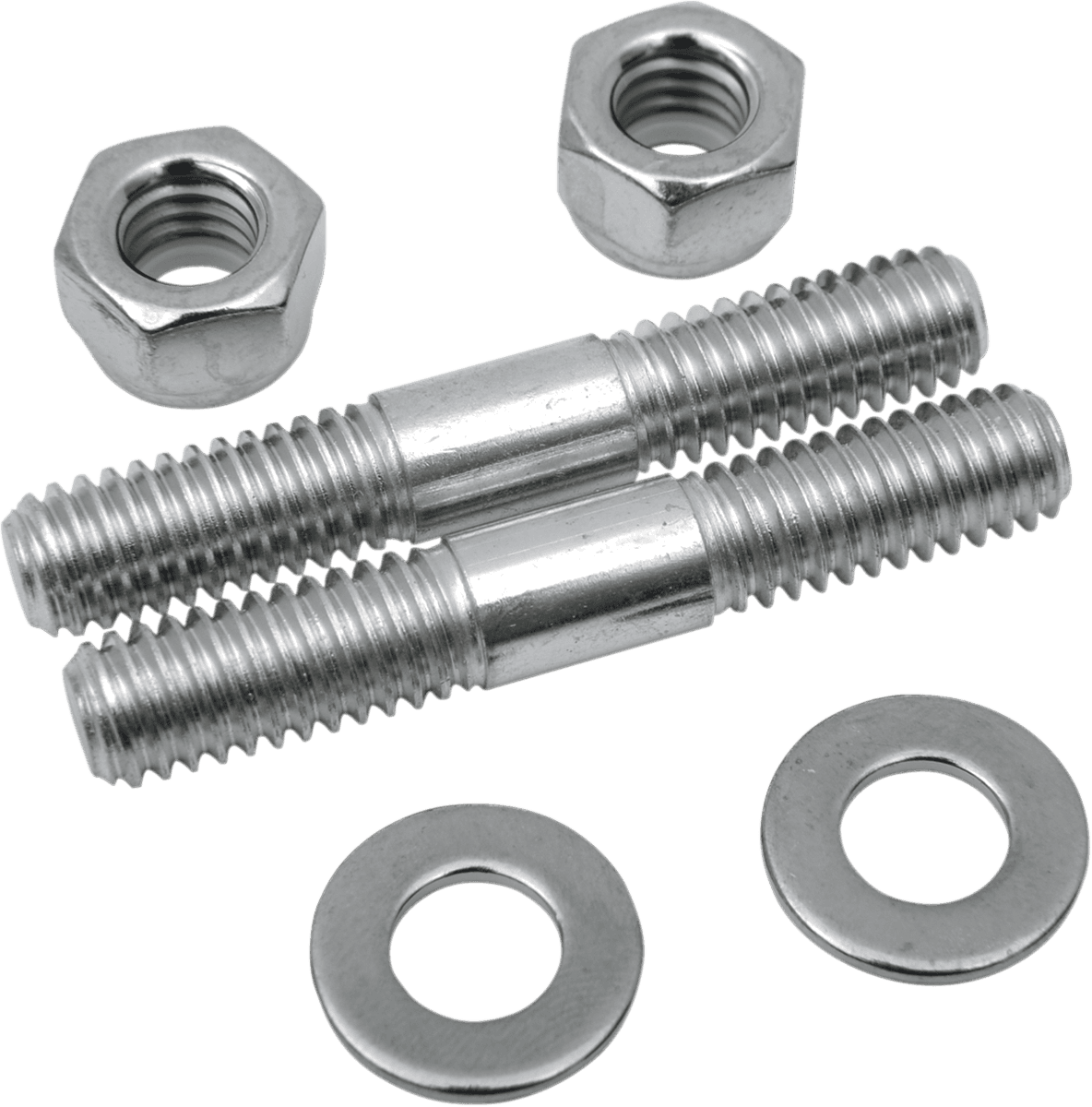 Fork Slider Bottom Cap Studs with Nuts — 1200 Electra Glide FLH, Duo Glide FL, EL +5 more 1949-1977